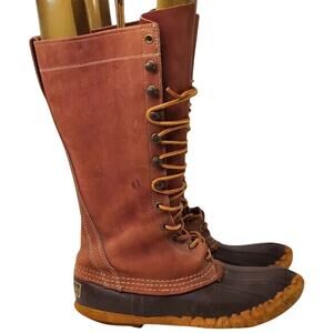 Vintage L.L Bean Knee High Duck Boots Size 6 fits 7